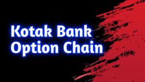 hedging strategies Kotak bank option chain analysis
